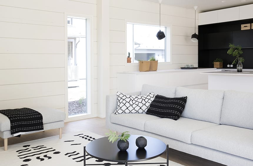 Honka Markki living room