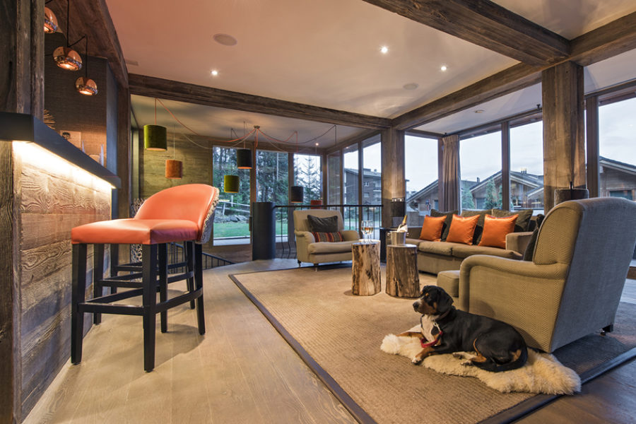 The Lodge is a luxury holiday lodge in Verbier, Switzerland.