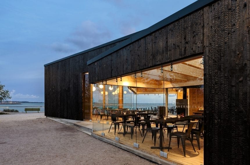 Cafe Birgitta is a unique log-built restaurant in Helsinki, Finland