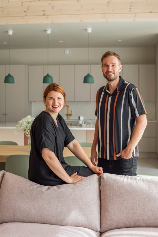 Honka - Gentle wood and pastel colours – this is the modern log home of Juuso and his family