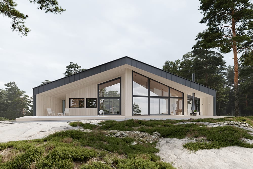 The new Honka Frame collection 2020 design evokes living, natural forms
