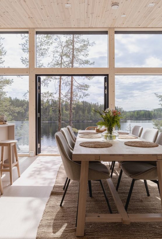 A Halti Log Cabin for Year-Round Living on Lake Saimaa for Tanja, Harri and their adult children
