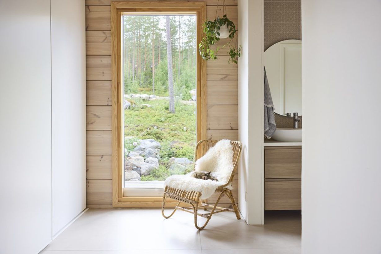 A modern Honka Tuuli log villa – A couple’s paradise