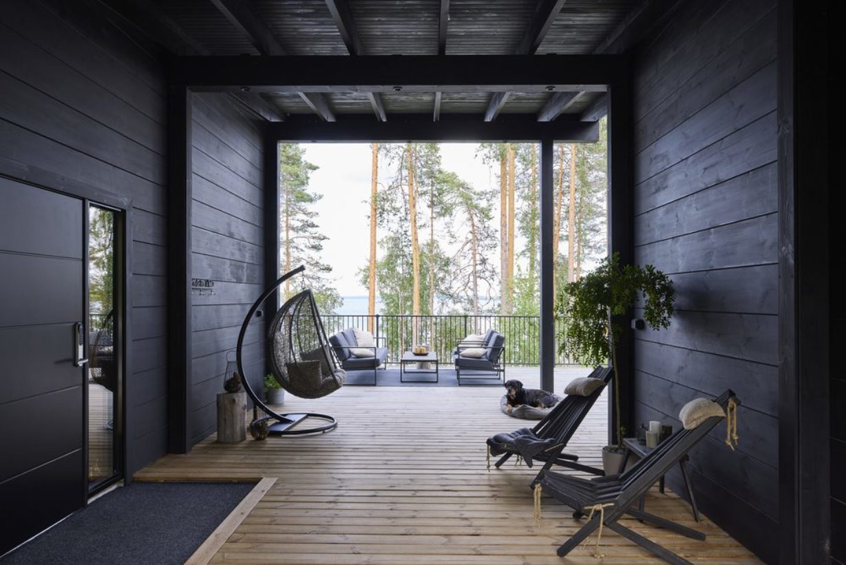 A modern Honka Tuuli log villa – A couple’s paradise