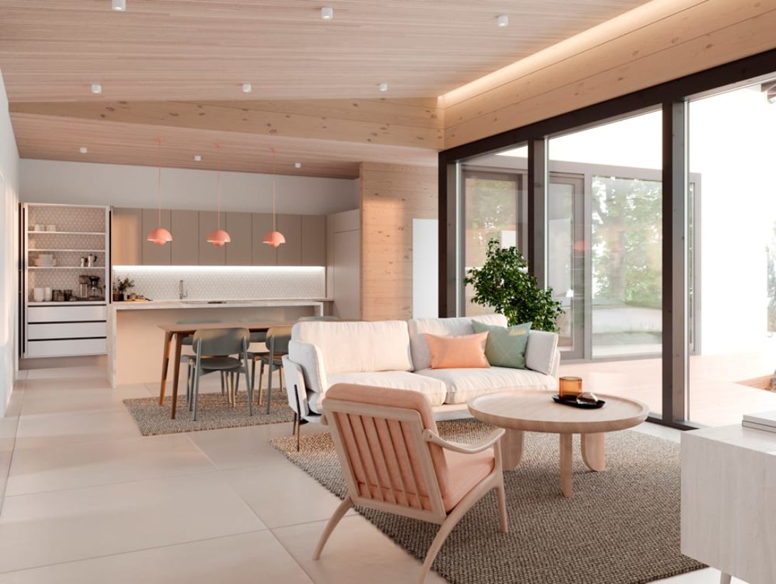 New log houses for the year 2021 adapt to surprising everyday needs: Huomen