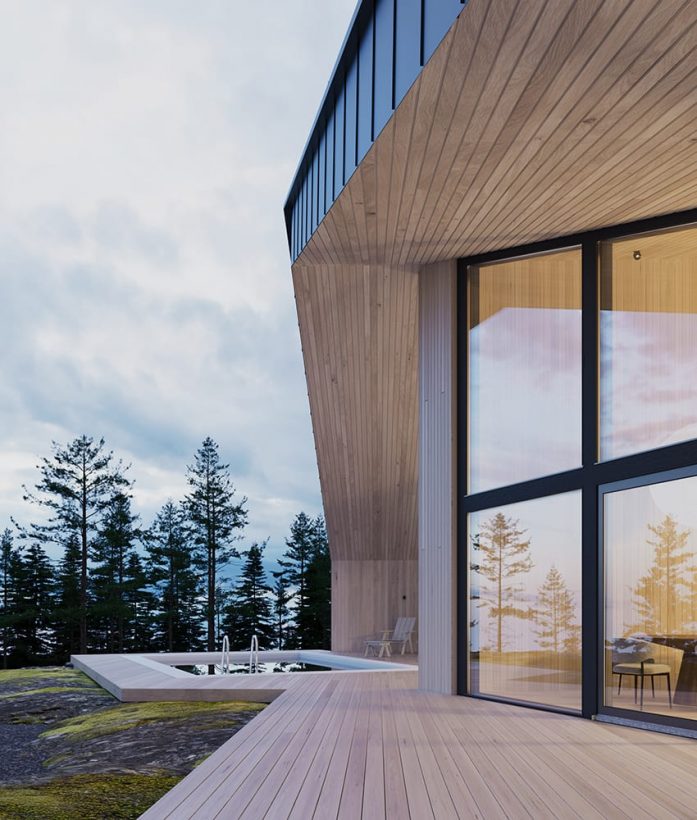 The new Honka Frame collection 2020 design evokes living, natural forms