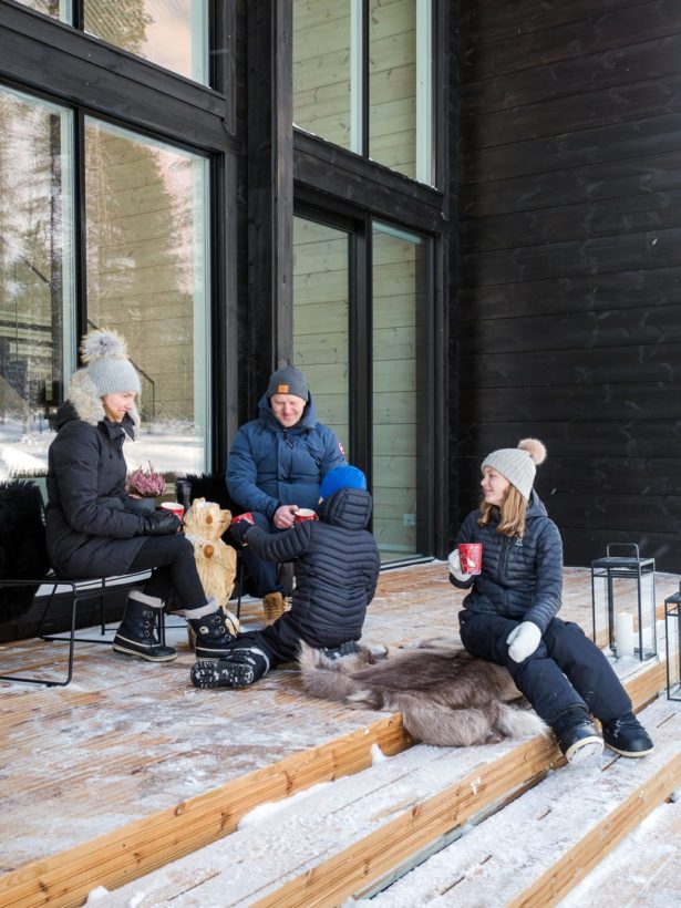 A getaway by a fell – this is the stunning Honka log cabin of Eva-Maria, Toni and their children