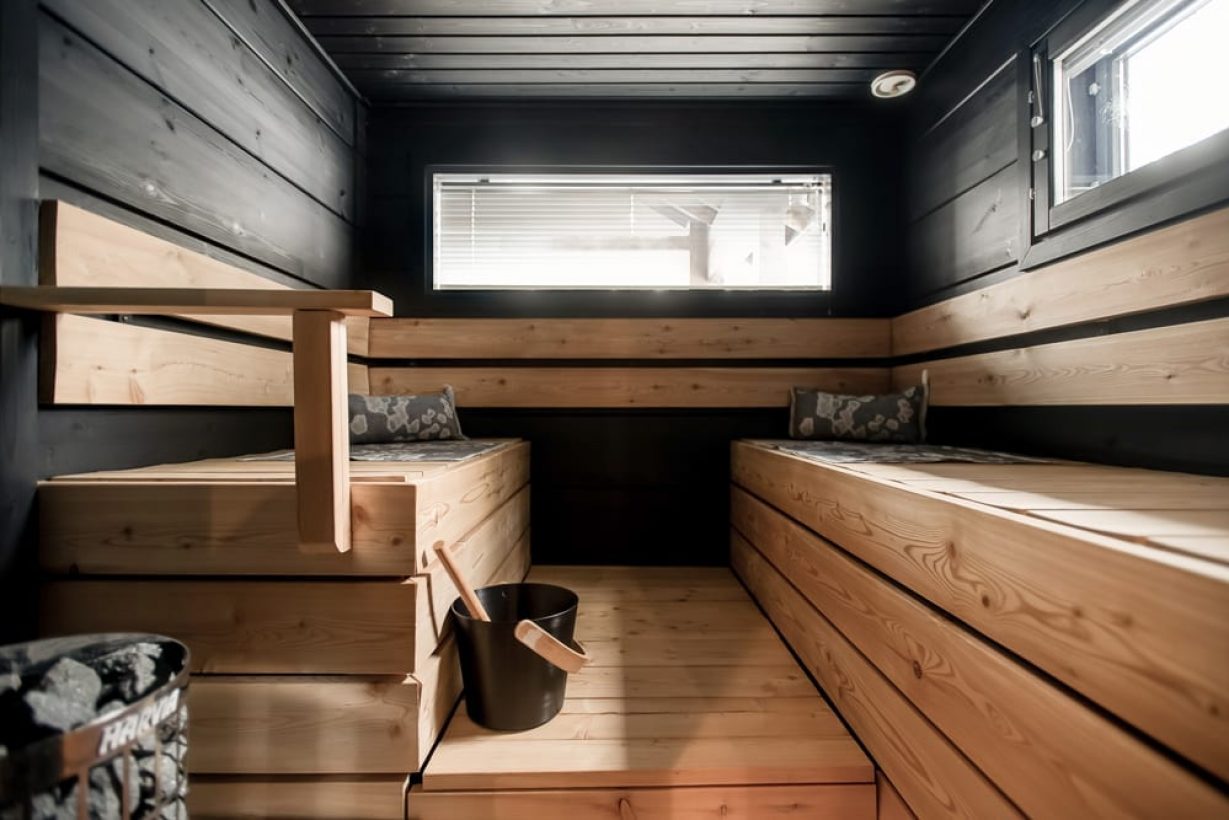 Breathing is easy in the atmospheric Honka log cabin home loved by Ellinor and Adrian