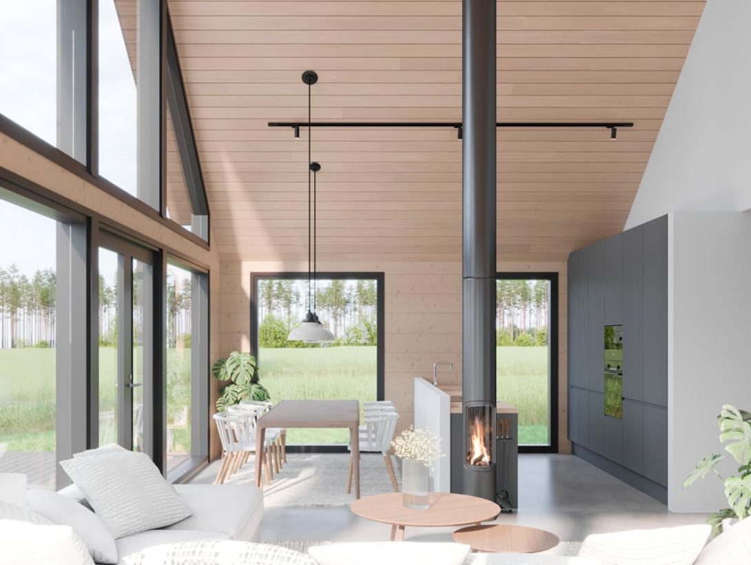 New log houses for the year 2021 adapt to surprising everyday needs: Touko