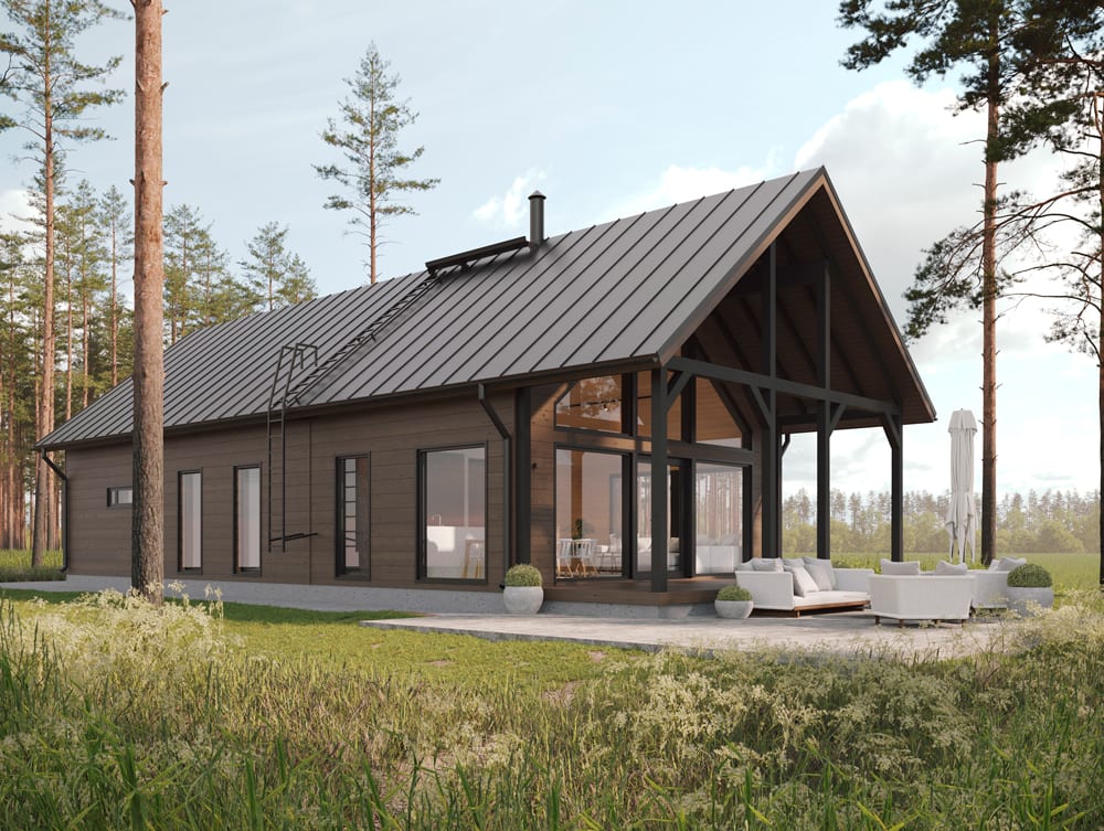 New log houses for the year 2021 adapt to surprising everyday needs: Touko