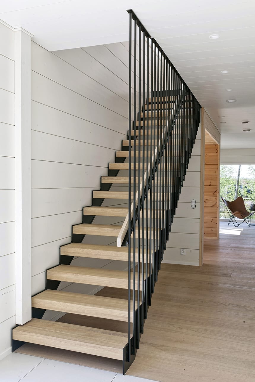 Honka Markki. Modern stair by Grado.