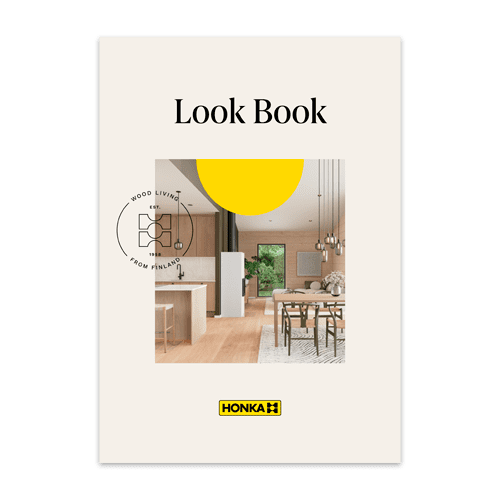 Honka Look Book - interior styles for massive wooden houses