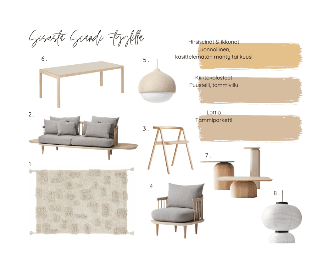 Scandi - Four Scandinavian interior design styles that are perfect for a log home