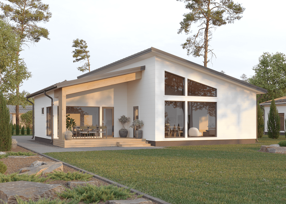 New flexible log house Honka Silmu
