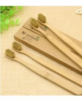 eco-friendly bamboo toothbrush - sustainable and organic