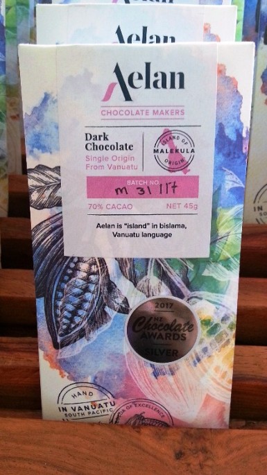 Artisan Dark Chocolate Naturally Organic Dark Chocolate from Malekula Vanuatu Vanuatu Made