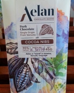 Buy Aelan Chocolate with Cocoa Nibs Vanuatu Artisan Chocolate