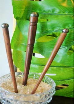 Luxury Tahitian Pearl Eco Friendly Wooden Hair Stick